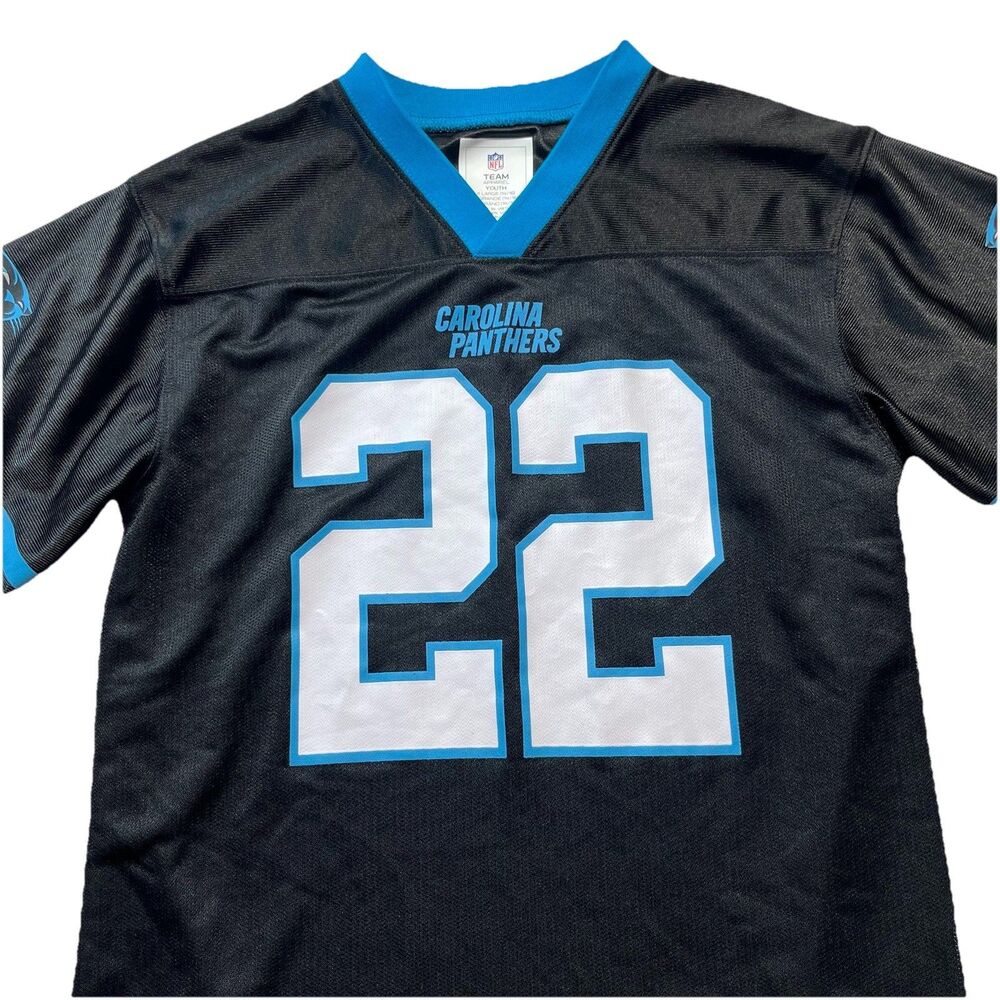 Carolina Panthers NFL Jersey Youth XL 14/16 Christian McCaffrey #22 Athleisure